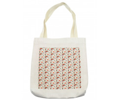 Cartoon Style Colorful Design Tote Bag