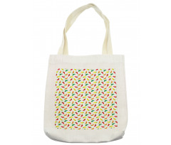 Chili Pepper Pattern Vegan Tote Bag