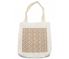 Cartoon Style Vegetable Tote Bag