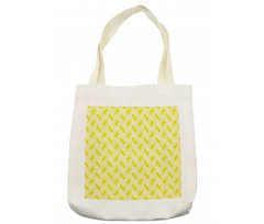 Fashion Yellow Chevron Tote Bag