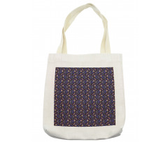 Folk Ornament with Triangles Tote Bag