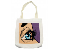 Pop Art Retro Style Cartoon Tote Bag