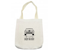 Vintage Automobile Tote Bag