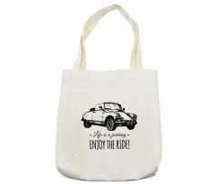 Hand Sketched Car Tote Bag