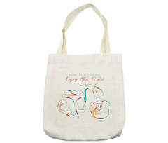 Colorful Motorbike Tote Bag