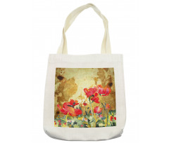 Poppy Blossoms Countryside Tote Bag