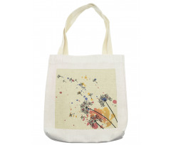 Blowball Seed Color Stain Tote Bag