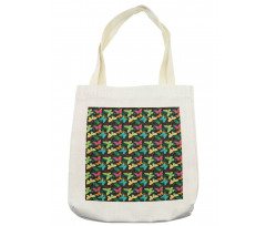 Colorful Silhouettes Art Tote Bag