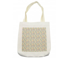 Colorful Comic Pencils Tote Bag