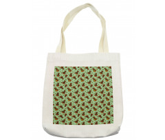 Cartoon Bees and Bears Honey Tote Bag