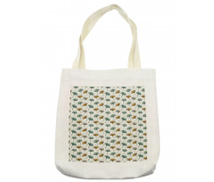 Floral Autumn Design Tote Bag