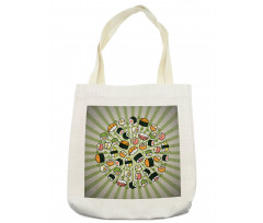 Manga Style Japanese Food Tote Bag