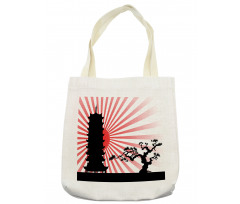 Shinto Building and Tree Tote Bag