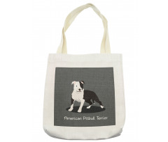 American Cartoon Terrier Tote Bag