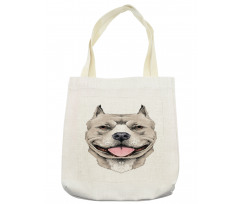 Terrier Realistic Sketch Tote Bag