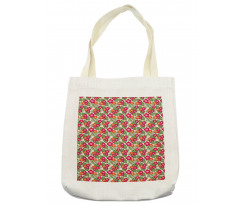 Pink and Orange Hibiscus Tote Bag