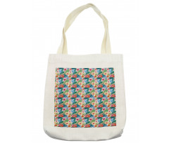 Jungle Nature Flourish Motifs Tote Bag