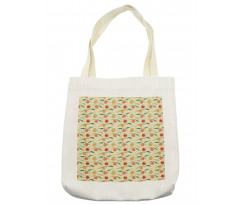 Fresh Tangerines with Leaves Tote Bag