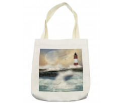 Stormy Sea Waves Tote Bag