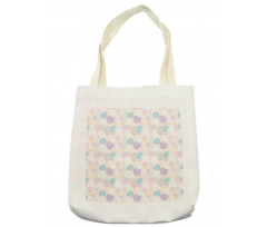 Soft Toned Dahlia Petals Tote Bag