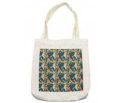 Paintbrush Petals Sketchy Tote Bag