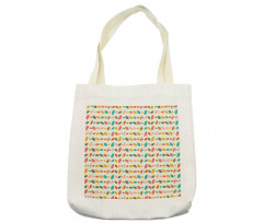 Leaves in Pastel Shades Tote Bag