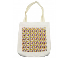 Watercolor Style Tropic Food Tote Bag