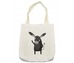 Happy Donkey with a Smile Tote Bag