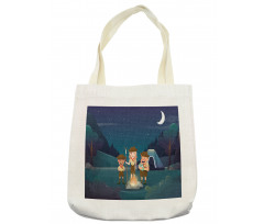 3 Scouts in the Forest Tote Bag