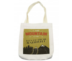 Lets Go on an Adventure Words Tote Bag