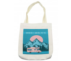 Road Trip with Caravan Pines Tote Bag