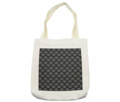 Hatched Trapezoids Tote Bag