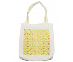 Pineapple Banana Tropical Tote Bag