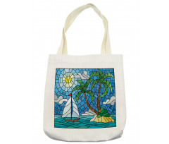 Stained Glass Mosaic Style Tote Bag