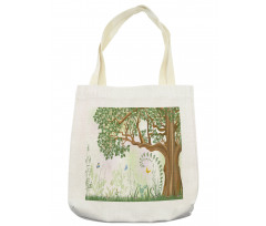 Spring Butterfly Paint Tote Bag