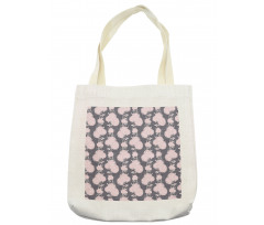 Pink Chrysanthemum Flower Tote Bag