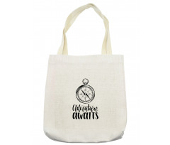 Marine Life Phrase Tote Bag