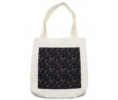 Botanical Forest Fir Leaf Tote Bag