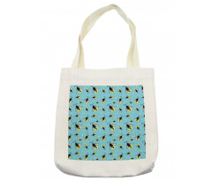 Woodland Bugs with Wings Tote Bag