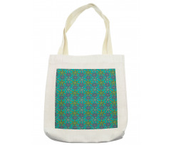 Colorful Abstract Petals Tote Bag