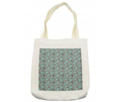 Silhouette Foliage Leaves Tote Bag