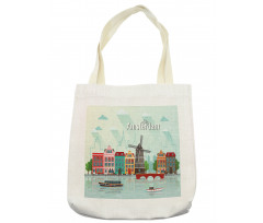 Colorful Houses Waterside Tote Bag