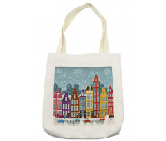 Dutch Town in the Winter Tote Bag