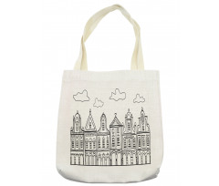 Village Houses Theme Tote Bag