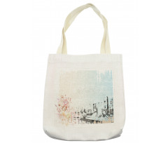 Street Antique Buildings Tote Bag