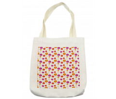 Vibrant Color Blossoms Tote Bag