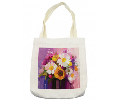 Hand Painted Bouquet Tote Bag