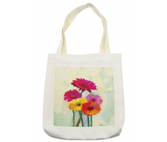 Oil Painting Flowers Tote Bag