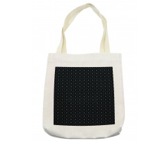 Dotted Curvy Mosaic Motifs Tote Bag