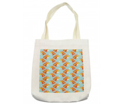 Fire Bird Feathers Tote Bag